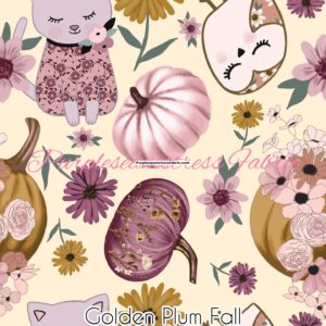 Golden Plum Fall Cotton Lycra