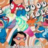 Good Vibes Lilo & Stitch cotton Lycra