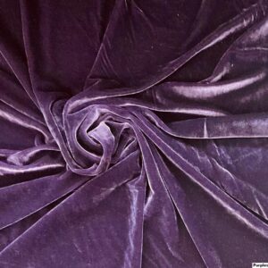 Deep Red Stretch Velvet – Purpleseamstress Fabric