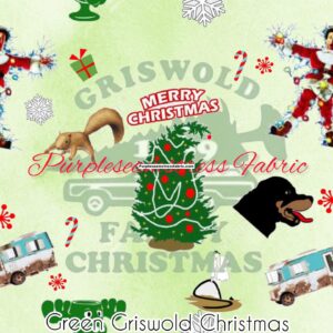 Green Griswald Christmas Cotton Lycra