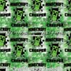 Green Minecraft Creeper Cotton Lycra