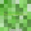 Green Pixels Cotton Lycra