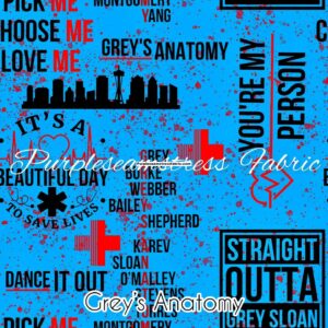 Grey’s Anatomy Cotton Lycra
