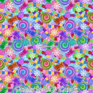 Gummy Bears & Candy Cotton Lycra