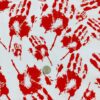 Halloween Bloody Hands Cotton Lycra
