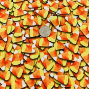 Candy Corn Collage Cotton Lycra