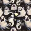 Halloween Scary Ghosts Cotton Lycra