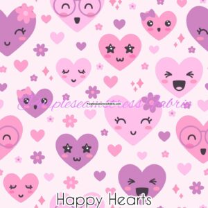 Happy Hearts Cotton Lycra