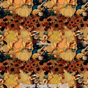 Harvest Sunflower Stroll Cotton Lycra