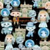 Haunted Mansion Ghouls Cotton Lycra