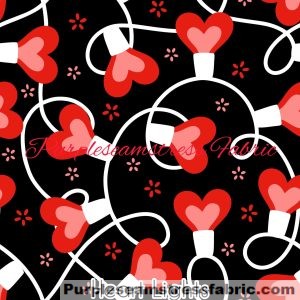 Heart Lights - Fabric