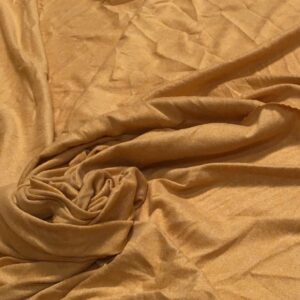 Heathered Mustard Double Brushed Poly Spandex