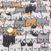 Hello Cats cotton/lycra