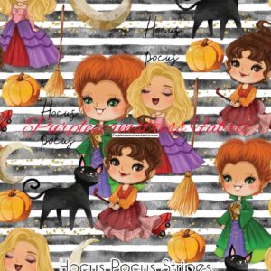 Hocus Pocus Stripes Cotton Lycra