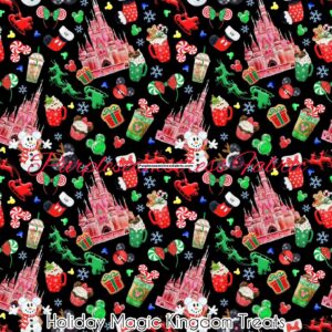 Holiday Magic Kingdom Treats Cotton Lycra