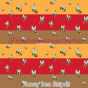 Honey Bee Stripes Cotton Lycra