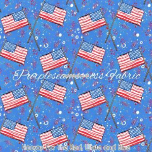 Hooray For The Red, White and Blue Cotton Lycra