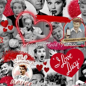 I Love Lucy Cotton Lycra