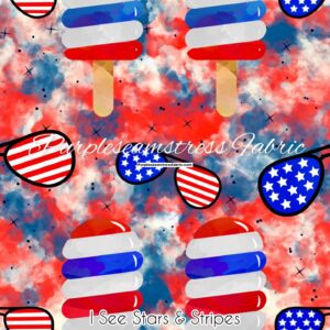 I See Stars & Stripes Cotton Lycra
