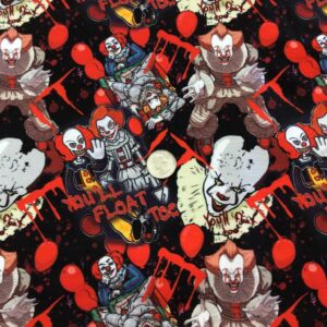 IT, You'll Float Too! Halloween Cotton Lycra