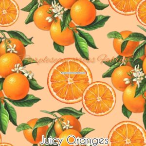 Juicy Oranges Cotton Lycra