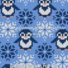 Knitted Penguin Fair Isle Cotton Lycra