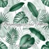 Large Leaf Tropics Cotton Lycra