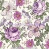 Lavender Fantasy Floral Cotton Lycra