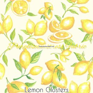 Lemon Clusters Cotton Lycra