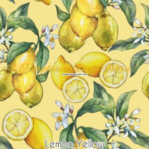 Lemon Yellow Cotton Lycra