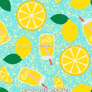 Lemonade Splatter Cotton Lycra