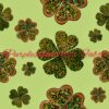 Leopard Shamrocks St Patrick's Day Cotton Lycra