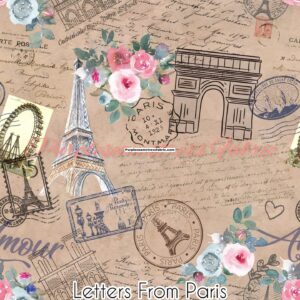 Letters From Paris Cotton Lycra