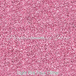 Light Pink Faux Glitter Cotton Lycra