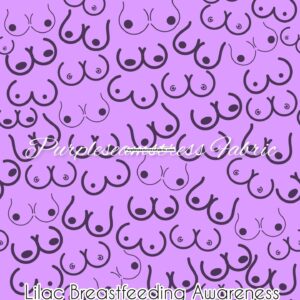 Lilac Breastfeeding Awareness Cotton Lycra