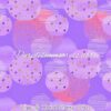 Lilac & Coral Starry Orbs Cotton Lycra