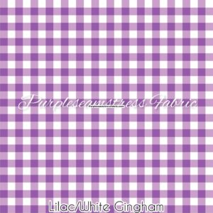 Designer Barbie on Gingham Cotton Lycra – Purpleseamstress Fabric