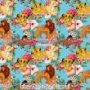 Lion King Floral Cotton Lycra