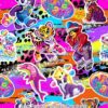 Lisa Frank’s Friendly Creatures Cotton Lycra