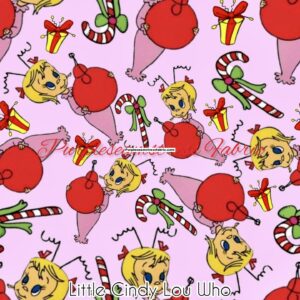 Little Cindy Lou Who Cotton Lycra