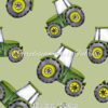Little Green Tractors Cotton Lycra