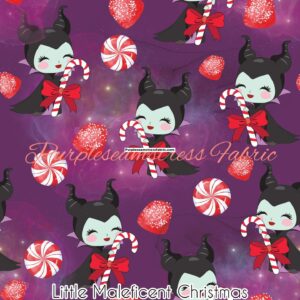 Little Maleficent Christmas Cotton Lycra