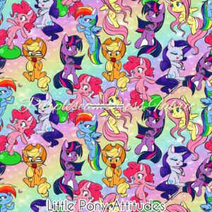 Little Pony Attitudes Cotton Lycra
