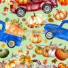 Loads of Pumpkins Cotton Lycra