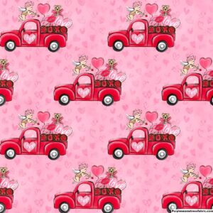 Love Trucks Cotton Lycra
