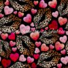 Lovely Leopard Lips Cotton Lycra