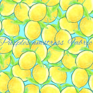 Luscious Lemons Cotton Lycra