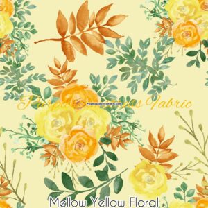 Mellow Yellow Floral Cotton Lycra
