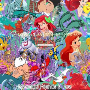 Mermaid Friends & Foe Cotton Lycra