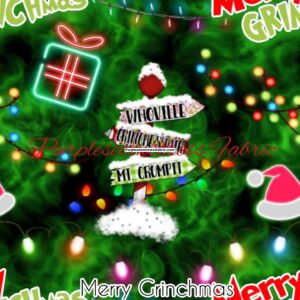 Merry Grinchmas Cotton Lycra